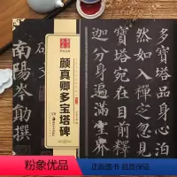 [正版]颜真卿多宝塔碑 中国书法传世碑帖精品 临摹颜体楷书书法毛笔字帖 原拓本碑帖附简体旁注 湖南美术出版社