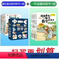 [共17册]藏在童话里的数学+一年级趣味数学 [正版]藏在童话里的数学全套12册 数学绘本一二低年级注音版趣味数学童话故
