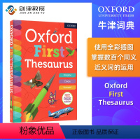 [正版]Oxford First Thesaurus 英文原版新版牛津初级英语近义词图解字典学习工具书