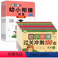 幼小衔接冲刺100分+拼音(11册) [正版]幼小衔接单元测试卷全套 学前班下册2022暑假作业幼儿园大班幼升小中班小班
