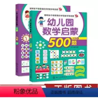 [正版]幼儿园数学启蒙500题大班套装全2册 幼儿园童书儿童启蒙早教认知书 数学潜能思维开发图书籍4-5岁 化工社