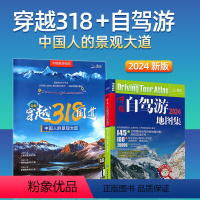 [正版]中国自驾游地图集2024+穿越318国道川藏线青海新疆西藏全国中国旅游地图攻略