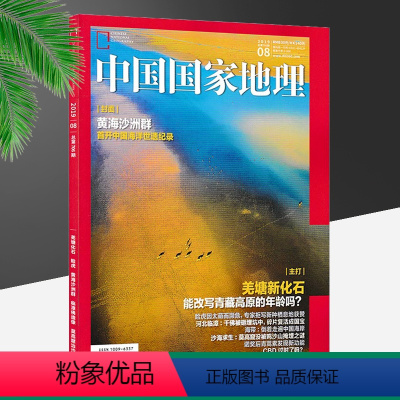 [正版]中国国家地理 总第706期 黄海沙洲群 羌塘化石 睑虎 临漳佛造像 莫高窟治沙 杂志期刊 2019年8月