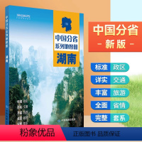 [正版]湖南地图册 行政区划 交通旅游 乡镇村庄 中国分省系列地图册2023年