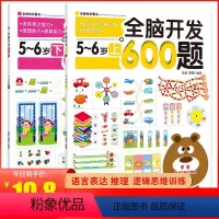 [正版]青葫芦 全脑开发600题5-6岁 全套2册 阶梯数学思维训练 儿童益智书 幼儿趣味数学益智书籍 开发大脑全脑逻