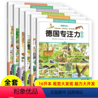 [正版]德国专注力训练书养成大画册全6册 3-4-5-7-9周岁幼儿专注力训练书逻辑思维训练儿童书籍 幼儿早教读物益智