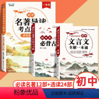 [全3册]名著导读+文言文+必背古诗文138篇 初中通用 [正版]名著导读考点精练初中七八九年级初中生必读名著导读与考点