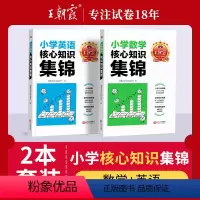 小学核心知识集锦2本[数学+英语] 小学通用 [正版]小学核心知识集锦语文数学英语基础知识大盘点一二三四五六年级小学知识