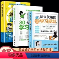 30天学习高手+学习更高效+小学学习规划(3本) [正版]抖音同款30天成为学习高手老师高效学习21天学霸养成记如何培养