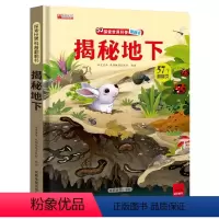 揭秘地下 [正版]揭秘地下 揭秘系列儿童3d立体翻翻书 3-6-10岁少儿百科全书大百科 小学生认知早教科普绘本 探秘探