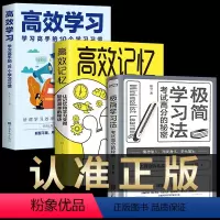 [正版] 极简学习法+高效学习+高效记忆 全3册 考试高分的秘密 上百位清北学霸学习方法大公开 直击学习本质 有效刷题