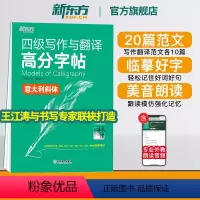 意大利斜体 [正版]四级写作与翻译高分字帖:意大利斜体 备考2024年6月4级考试大学英语 写作真题范文硬笔字帖 王江涛