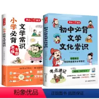 [同款两册]小升初文学常识必背 初中通用 [正版]2024初中必背文学文化常识积累大全七八九年级语文基础知识中国古代现代