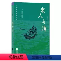 老人与海 [正版]浪花朵朵 大作家写给孩子们:老人与海 9-12岁 诺奖作家海明威作品 老人大海捕鱼命运意志力 插图本