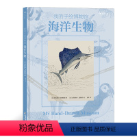 我的手绘博物馆:海洋生物 [正版]我的手绘博物馆:海洋生物 7岁以上科普百科海洋自然生物博物画科学插画书籍 浪花朵朵童书