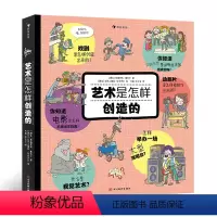 艺术是怎样创造的 [正版]浪花朵朵 艺术是怎样创造的 全景展开图+趣味翻翻册 6~10岁儿童艺术科普绘本 揭秘6大艺术主