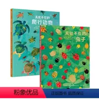 无处不在的爬行动物+无处不在的虫子 [正版]浪花朵朵 无处不在的爬行动物+无处不在的虫子 2册套装 6-9岁 国际插画