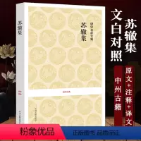 [正版]苏辙集 原文注释译文 唐宋八大家文集散文集之三苏苏辙文集诗词书籍