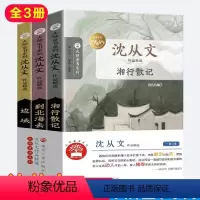 大师童书系列 沈从文套装 全3册 [正版]沈从文精选散文集 湘行散记 边城 到北海去 原著完整无删减 七年级小学中学高中
