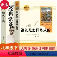 [人教版]经典常谈+钢铁是怎样炼成的 [正版]人教版快乐读书吧八年级下册 经典常谈朱自清 钢铁是怎样炼成的 傅雷家书原著