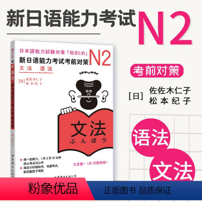 [正版] 新日语能力考试考前对策 N2语法 文法 日语学习书籍 新日本语能力考试 佐佐木仁子 松本纪子 著可搭历年真题