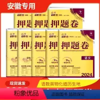 [新高考]语文 安徽省 [正版]安徽2024年高考必刷卷押题卷临考冲刺抢分密卷语文数学英语物理化学生物政治历史地理新高考
