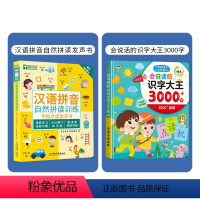 (全2本)拼音+识字3000字 [正版]儿童拼音手指点读发声书学前拼音学习神器幼小衔接汉语拼音拼读训练幼小衔接幼儿有声读