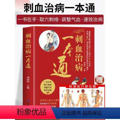 [正版] 刺血治病一本通 图解人体经络穴位刺血疗法书 中医常见疾病临床诊疗指南经络腧穴学 针灸大成疏通经络中国民间刺血