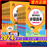 状元数学笔记:计算高手人教 一年级下 [正版]2024版状元数学笔记计算高手人教北师苏教一二三四五六年级下册数学小学数学