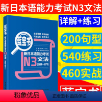 [正版]日语 N3 蓝宝书.新日本语能力考试N3文法(详解+练习)日语能力考三级语法 新标准日本语语法 华东理工