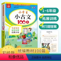 [正版] 小学生小古文100篇 彩绘版 统编通用版 画家绘图拓展训练 含导读原文注释译文注音赏析拓展