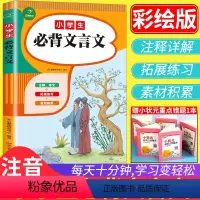 [正版]小学生必背文言文 适用人教统编版 1-6年级必背篇目 彩图注音版 古今译文注释详解拓展练习素材积累 小学生必