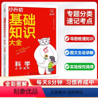 [科学]基础知识大全 小学升初中 [正版]小学科学基础知识大全三四五六年级小升初总复习知识集锦一本知识大盘点知识点总结速