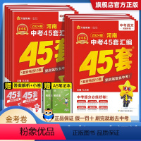 [语数英物化生政史地]全9科—赠A5笔记本 河南省 [正版]2024版 金考卷45套河南中考真题汇编语文数学英语物理化学