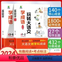 [2册]学成语 玩转大语文 [正版]2024秋新版学成语玩转大语文素材词典一二年级注音版三四五六年级成语故事6-13岁小