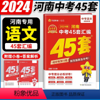 语文 河南省 [正版]2024金考卷河南中考45套语文真题汇编特快专递各地期末模拟试卷原创卷必刷题训练题型分类卷初中初三