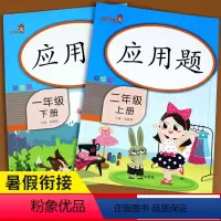 [正版]暑假应用题一年级下册二年级上册人教版练习册小学1下升2上数学练习题思维同步专项强化训练解题技巧天天练克与千克每