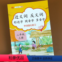 [正版]小学二年级上册近义词反义词形近字多音字同音字强化练习100分人教版2年级上字词专项练习册语文同步训练课堂拼音汉