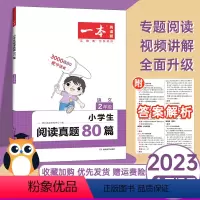 语文 小学二年级 [正版]2023新版小学阅读理解二年级真题80篇通用版语文课外阅读训练专项训练书小学生2年级上下册阅读