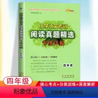 [正版]新版小学语文考试阅读真题精选专练详解四年级上册下册小学生核心考点分类训练深度解析语文训练习题课外书常考文体阅读
