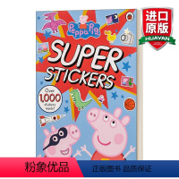 小猪佩奇超级贴纸活动书 [正版]小猪佩奇超级贴纸活动书 英文原版 Peppa Pig Super Stickers Ac