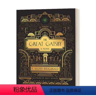 了不起的盖茨比 精装插图版 [正版]英文原版 The Great Gatsby 了不起的盖茨比 英文版 进口英语原版书籍