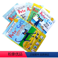 皮特猫乐天派人见人爱 英文原版绘本全套 [正版]皮特猫乐天派人见人爱 英文原版绘本全套 I Can Read My Fi