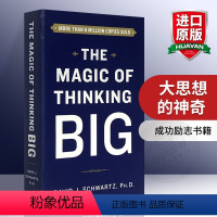 [正版] 大思想的神奇 英文原版 The Magic of Thinking Big 成功思想的神奇 自我提升传奇经典