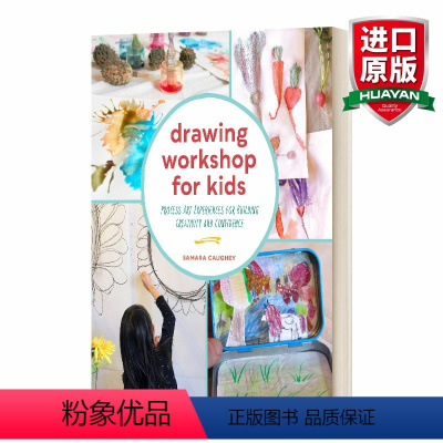 儿童绘画工作坊 [正版]华研原版 创意绘画实验室 英文原版 Art Lab for Kids 52 Creative A