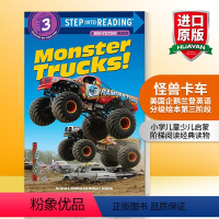 [正版]怪兽卡车 英文原版 Step into Reading 3 - Monster Trucks! 英文版 进口英