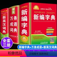 [正版]2024年中学生新编字典中华万条成语大全新英汉英语词典全3本高中生初中生中小学生实用多功能工具书现代汉语词语解