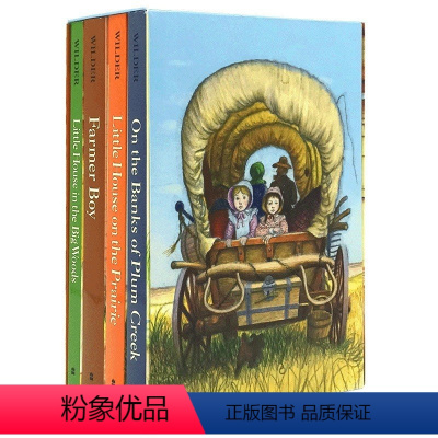 小木屋4册盒装 [正版]小木屋4册盒装 英文原版 Little House 4-Book Box Set 纽伯瑞奖儿童文