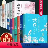 [正版]中国古代文学古典浪漫诗词全12册 诗词鉴赏诗经纳兰词仓央嘉措唐诗宋词元曲李清照纳兰容若辛弃疾苏轼李煜词传文化好