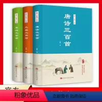 [正版]全3册 唐诗三百首宋词三百首元曲三百首中国古诗词鉴赏析中国古典文学诗中小学生课外书籍书